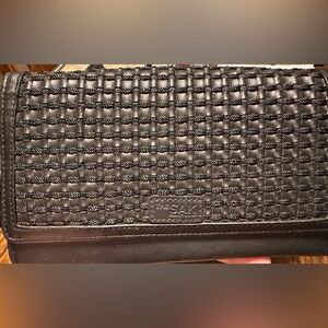 The Sak Black Textured Wallet